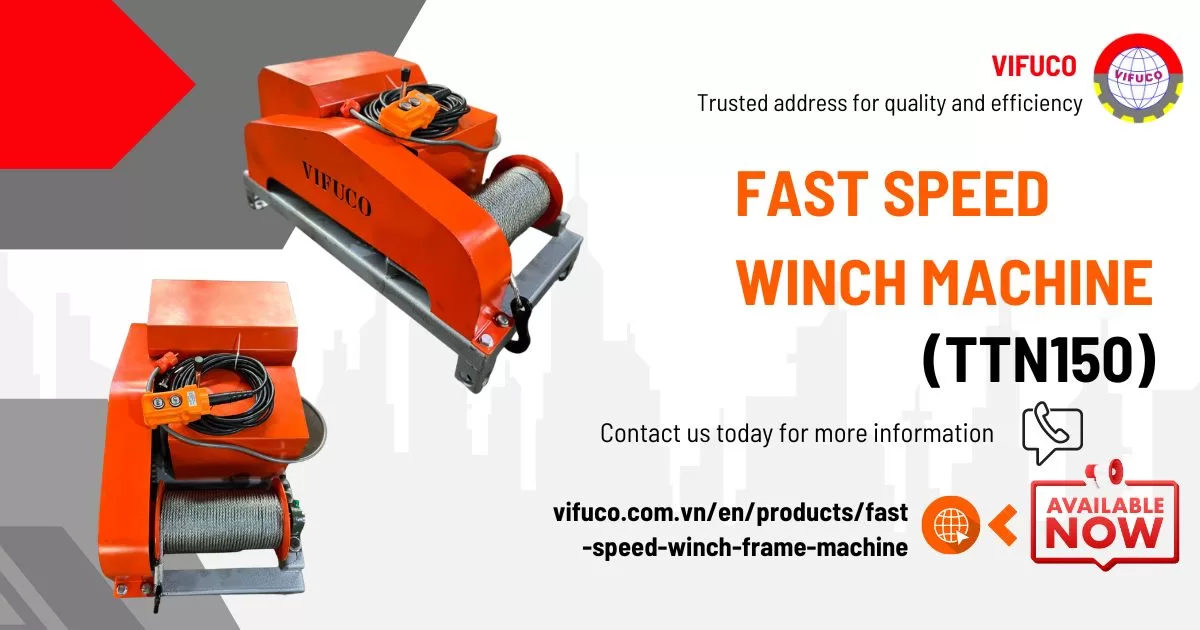 Fast speed winch machine (TTN150)